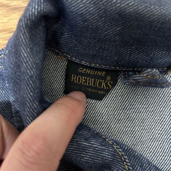 Vintage Genuine Roebucks Sears Denim Jacket - Picture 2 of 4